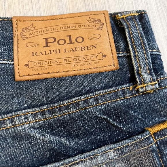 Ralph Lauren Varick Slim Straight Rope Dyed Jeans - Picture 16 of 16